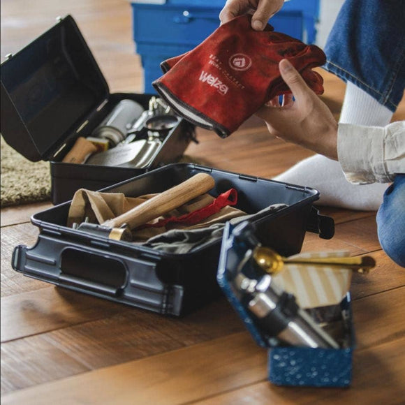 TOYO Steel Værktøjskasse T - 190 – Japanese Indigo (Made in Japan) - Snedkerværktøj