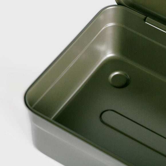 TOYO Steel Værktøjskasse Y - 350 – Khaki - Snedkerværktøj