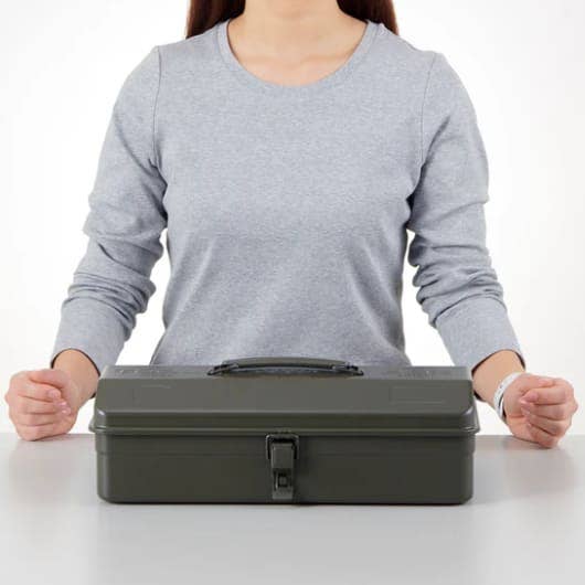 TOYO Steel Værktøjskasse Y - 350 – Titanium - Snedkerværktøj