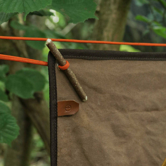 Værktøjsrulle i kraftigt kanvas - Håndlavet - Snedkerværktøj