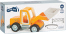 Wheel loader with bucket | Vehicles | Wooden toy - Snedkerværktøj