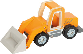 Wheel loader with bucket | Vehicles | Wooden toy - Snedkerværktøj