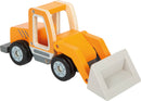 Wheel loader with bucket | Vehicles | Wooden toy - Snedkerværktøj