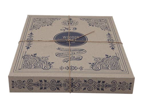 Wooden Blocks In Tray - 30 pcs Natural - Snedkerværktøj