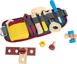 “Workshop” tool belt | game tools | wooden toys - Snedkerværktøj
