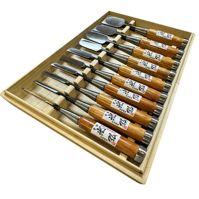10 fantastiske Japanske stemmejern i flot æske - Snedkerværktøj