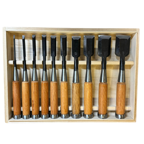 10 fantastiske Japanske stemmejern i flot æske - Snedkerværktøj