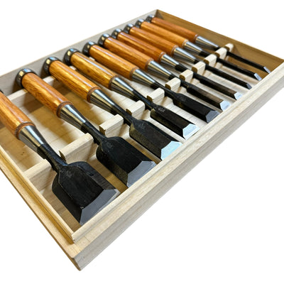 10 fantastiske Japanske stemmejern i flot æske - Snedkerværktøj