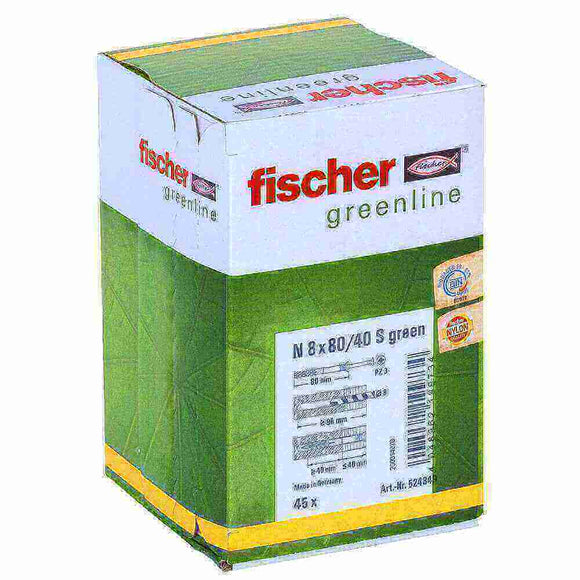 Bæredygtig Sømplug N GREEN 8 x 80/40 S - Snedkerværktøj