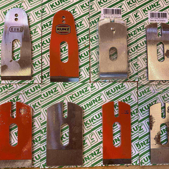 Ekstra blade til din Kunz høvl - Snedkerværktøj