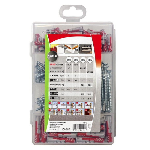 Gør-det-selv BOX-2 skruer og plugs - Snedkerværktøj