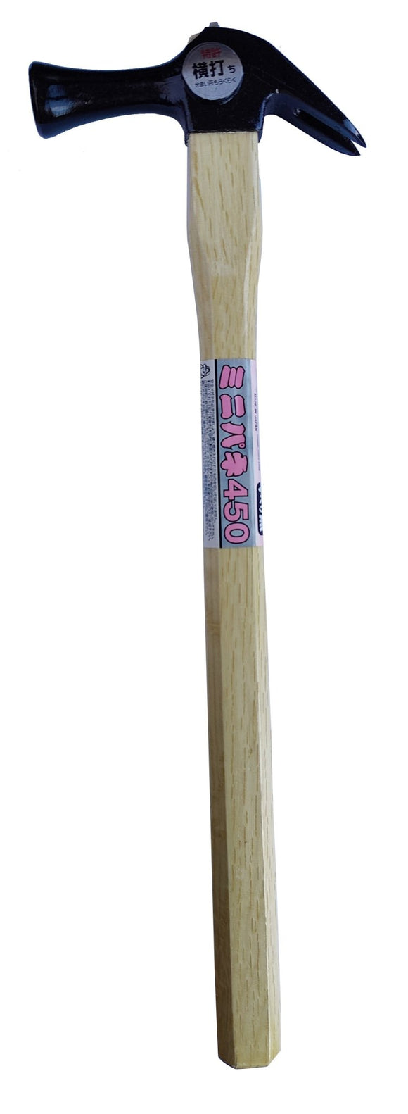 Japansk Hammer 560g. Langskaftet med sømudtrækker - Snedkerværktøj