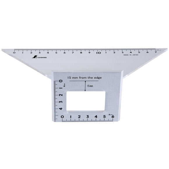 Shinwa 3D Vinkellineal (dobbelt) - Snedkerværktøj