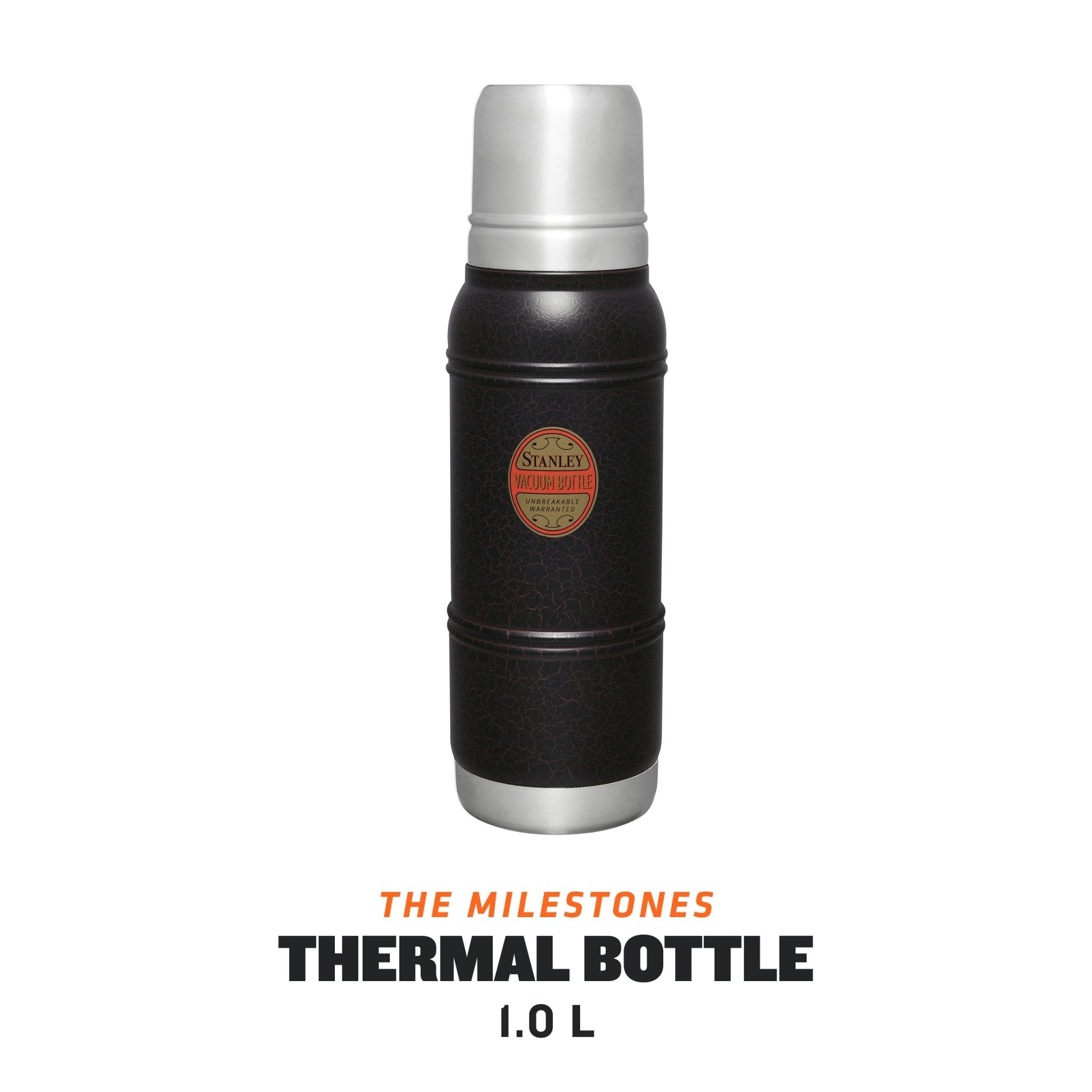Stanley The Milestones Thermal Bottle 1.0L 1920 Black Patina - Snedkerværktøj