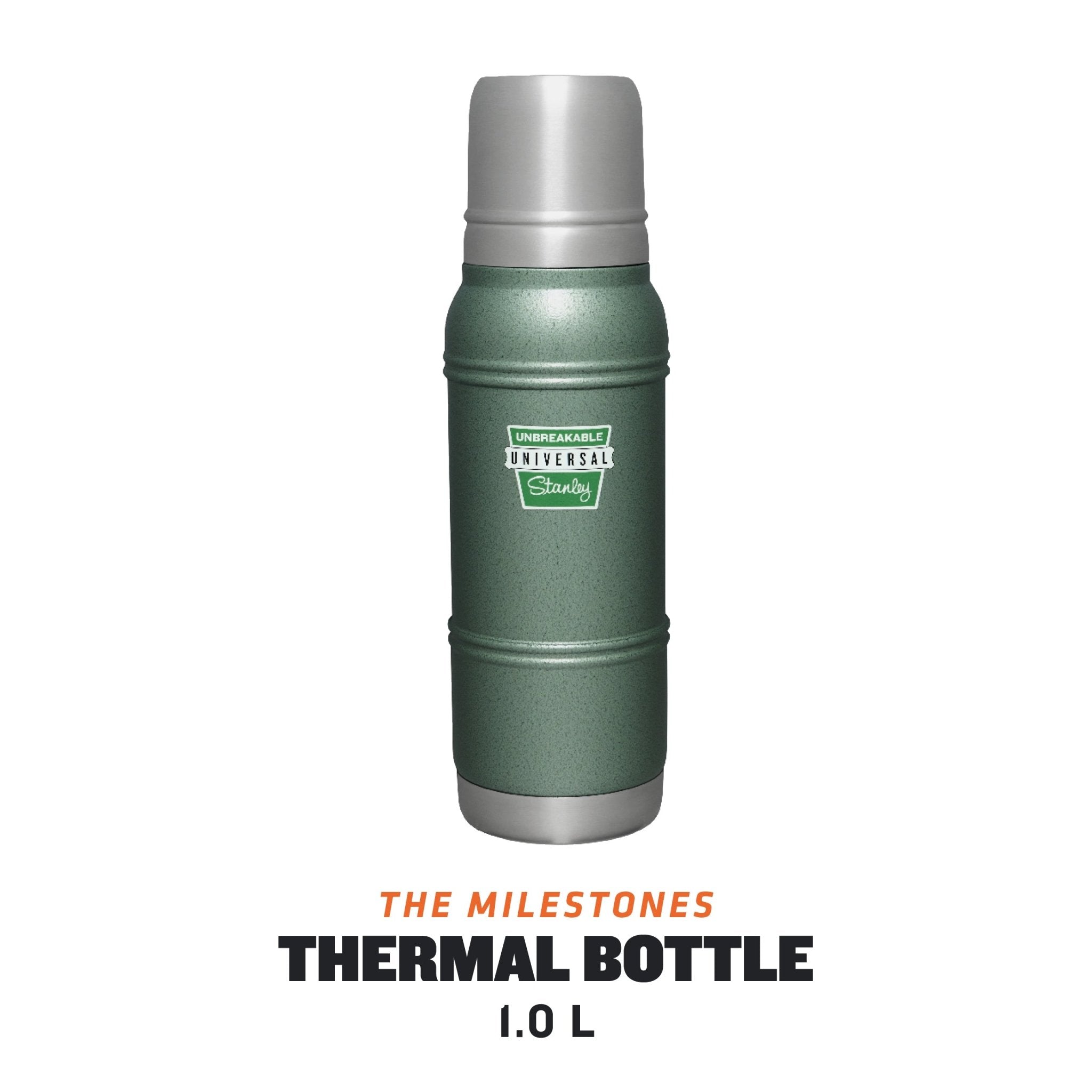 Stanley The Milestones Thermal Bottle 1.0L 1960 Vintage Green - Snedkerværktøj
